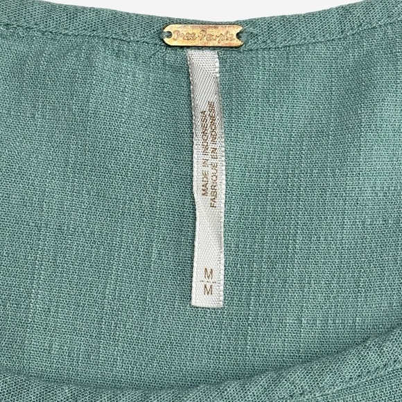 Free People Clear Skies Mint Tunic Top - Picture 9 of 10